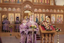 13-Воздвижение Честнаго и Животворящего Креста Господня. Божественная Литургия в главном храме епархии