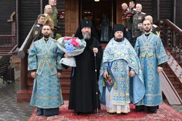 7-Архиепископ Амфилохий возглавил праздничное богослужение в день престольного торжества Покровского собора города Усть-Каменогорска