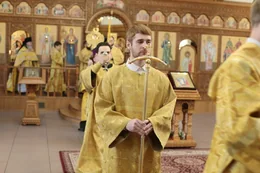 9-Божественная Литургия в Андреевском кафедральном соборе