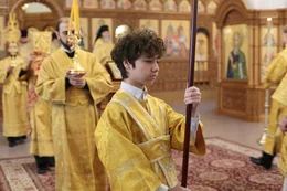 11-Божественная Литургия в Андреевском кафедральном соборе
