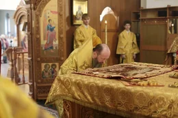 26-Божественная Литургия в Андреевском кафедральном соборе