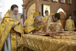 27-Божественная Литургия в Андреевском кафедральном соборе