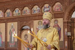 40-Божественная Литургия в Андреевском кафедральном соборе