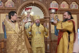 46-Божественная Литургия в Андреевском кафедральном соборе
