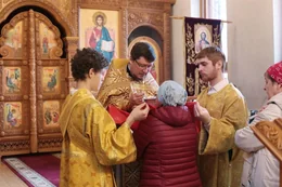 52-Божественная Литургия в Андреевском кафедральном соборе