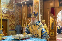 12-Управляющий Усть-Каменогорской и Семипалатинской епархии в праздник Иверской иконы Божией Матери принял участие в престольном торжестве в Иверско-Серафимовском монастыре Алма-Аты