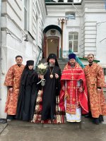 Архипастырский визит в город Семипалатинск. Божественная Литургия в Знаменско-Абалацком  женском монастыре