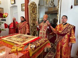 Престольный праздник Воскресенского кафедрального собора города Семипалатинска