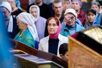 12-В праздник Феодоровской иконы Божией Матери архиепископ Усть-Каменогорский и Семипалатинский Амфилохий сослужил Главе Митрополичьего округа за Божественной Литургией в главном храме Южной столицы