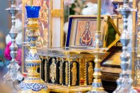15-В праздник Феодоровской иконы Божией Матери архиепископ Усть-Каменогорский и Семипалатинский Амфилохий сослужил Главе Митрополичьего округа за Божественной Литургией в главном храме Южной столицы