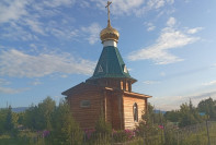 с. Улькен Нарын (до 2009 года - Большенарымское), храм‑часовня во имя равноапостольного князя Владимира, Крестителя Руси