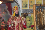 10-Архиерейское богослужение в Пророко-Ильинском храме города Серебрянска, архипастырский визит в поселок Новая Бухтарма