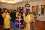 1-Служение Преосвященного Владыки Амфилохия в храме в честь Рождества Пресвятой Богородицы города Усть-Каменогорска