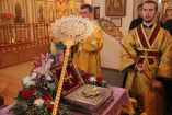 10-Усть-Каменогорск встретил часть Святого и Животворящего Креста Господня