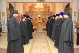 1-Соборное богослужение в Андреевском кафедральном соборе г.Усть-Каменогорска
