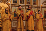 5-Соборное богослужение в Андреевском кафедральном соборе г.Усть-Каменогорска