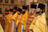 8-Соборное богослужение в Андреевском кафедральном соборе г.Усть-Каменогорска