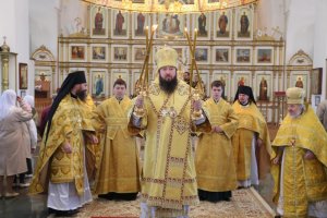 Служение епископа Амфилохия в Неделю 7-ю по Пасхе