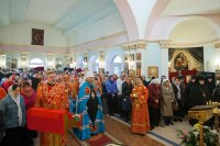 3-Епископ Усть-Каменогорский и Семипалатинский Амфилохий принял участие в торжественном богослужении в честь 150-летия со дня рождения преподобномученицы великой княгини Елисаветы Феодоровны