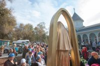 46-Епископ Усть-Каменогорский и Семипалатинский Амфилохий принял участие в торжественном богослужении в честь 150-летия со дня рождения преподобномученицы великой княгини Елисаветы Феодоровны