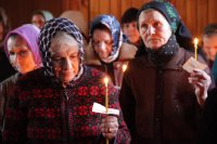 1-Чтение Великого покаянного канона в Свято-Покровском храме города Усть-Каменогорска