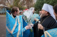 2-Епископ Амфилохий сослужил Главе Православной Церкви Казахстана в день празднования Казанской иконы Божией Матери