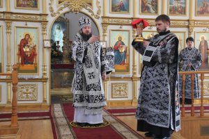 Служение епископа Амфилохия в среду первой седмицы Великого поста