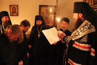 6-Епископ Амфилохий совершил иноческий постриг в Свято-Троицком мужском монастыре