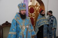 1-Похвала Пресвятой Богородицы. Преосвященный епископ Амфилохий совершил богослужение в Свято-Покровском храме г.Усть-Каменогорска по случаю 10-летия со дня его открытия