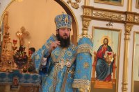 7-Похвала Пресвятой Богородицы. Преосвященный епископ Амфилохий совершил богослужение в Свято-Покровском храме г.Усть-Каменогорска по случаю 10-летия со дня его открытия