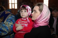 32-Похвала Пресвятой Богородицы. Преосвященный епископ Амфилохий совершил богослужение в Свято-Покровском храме г.Усть-Каменогорска по случаю 10-летия со дня его открытия