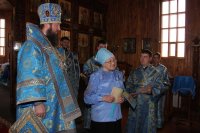 39-Похвала Пресвятой Богородицы. Преосвященный епископ Амфилохий совершил богослужение в Свято-Покровском храме г.Усть-Каменогорска по случаю 10-летия со дня его открытия