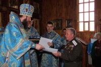 42-Похвала Пресвятой Богородицы. Преосвященный епископ Амфилохий совершил богослужение в Свято-Покровском храме г.Усть-Каменогорска по случаю 10-летия со дня его открытия