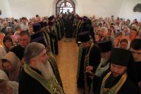 2-Епископ Усть-Каменогорский и Семипалатинский Амфилохий принял участие в торжествах в память 150-летия со дня блаженной кончины святого праведного Феодора, старца Томского