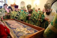 11-Епископ Усть-Каменогорский и Семипалатинский Амфилохий принял участие в торжествах в память 150-летия со дня блаженной кончины святого праведного Феодора, старца Томского