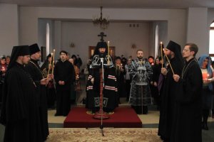 Чтение Великого покаянного канона в четверг первой седмицы Великого поста