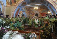 2-Управляющий Усть-Каменогорской и Семипалатинской епархией епископ Амфилохий принял участие в соборном служении Божественной Литургии в день памяти святого праведного старца Феодора в Томске