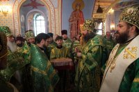 3-Управляющий Усть-Каменогорской и Семипалатинской епархией епископ Амфилохий принял участие в соборном служении Божественной Литургии в день памяти святого праведного старца Феодора в Томске