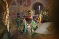 7-Управляющий Усть-Каменогорской и Семипалатинской епархией епископ Амфилохий принял участие в соборном служении Божественной Литургии в день памяти святого праведного старца Феодора в Томске