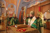9-Управляющий Усть-Каменогорской и Семипалатинской епархией епископ Амфилохий принял участие в соборном служении Божественной Литургии в день памяти святого праведного старца Феодора в Томске