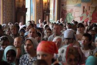 16-Управляющий Усть-Каменогорской и Семипалатинской епархией епископ Амфилохий принял участие в соборном служении Божественной Литургии в день памяти святого праведного старца Феодора в Томске
