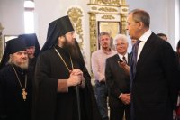 8-Министр иностранных дел Российской Федерации посетил Андреевский кафедральный собор города Усть-Каменогорска