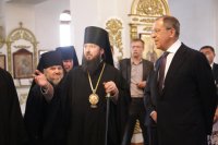 9-Министр иностранных дел Российской Федерации посетил Андреевский кафедральный собор города Усть-Каменогорска