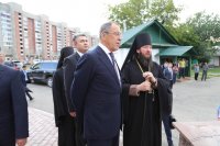 12-Министр иностранных дел Российской Федерации посетил Андреевский кафедральный собор города Усть-Каменогорска