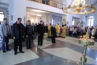 6-В Неделю 17-ю по Пятидесятнице  епископ Амфилохий совершил Литургию  в кафедральном соборе Усть-Каменогорска