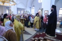 16-В Неделю 17-ю по Пятидесятнице  епископ Амфилохий совершил Литургию  в кафедральном соборе Усть-Каменогорска