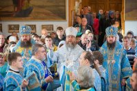 1-Епископ Амфилохий принял участие в престольном торжестве храма в честь иконы Пресвятой Богородицы «Всех скорбящих Радость» Южной столицы
