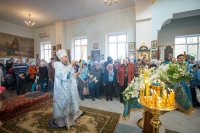 10-Епископ Амфилохий принял участие в престольном торжестве храма в честь иконы Пресвятой Богородицы «Всех скорбящих Радость» Южной столицы