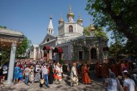24-Духовные торжества в Чимкенте по случаю принесения Пояса Божией Матери