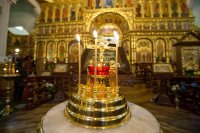 11-Епископ Усть-Каменогорский и Семипалатинский Амфилохий сослужил Предстоятелю Православной Церкви Казахстана в главном храме Алма-Аты